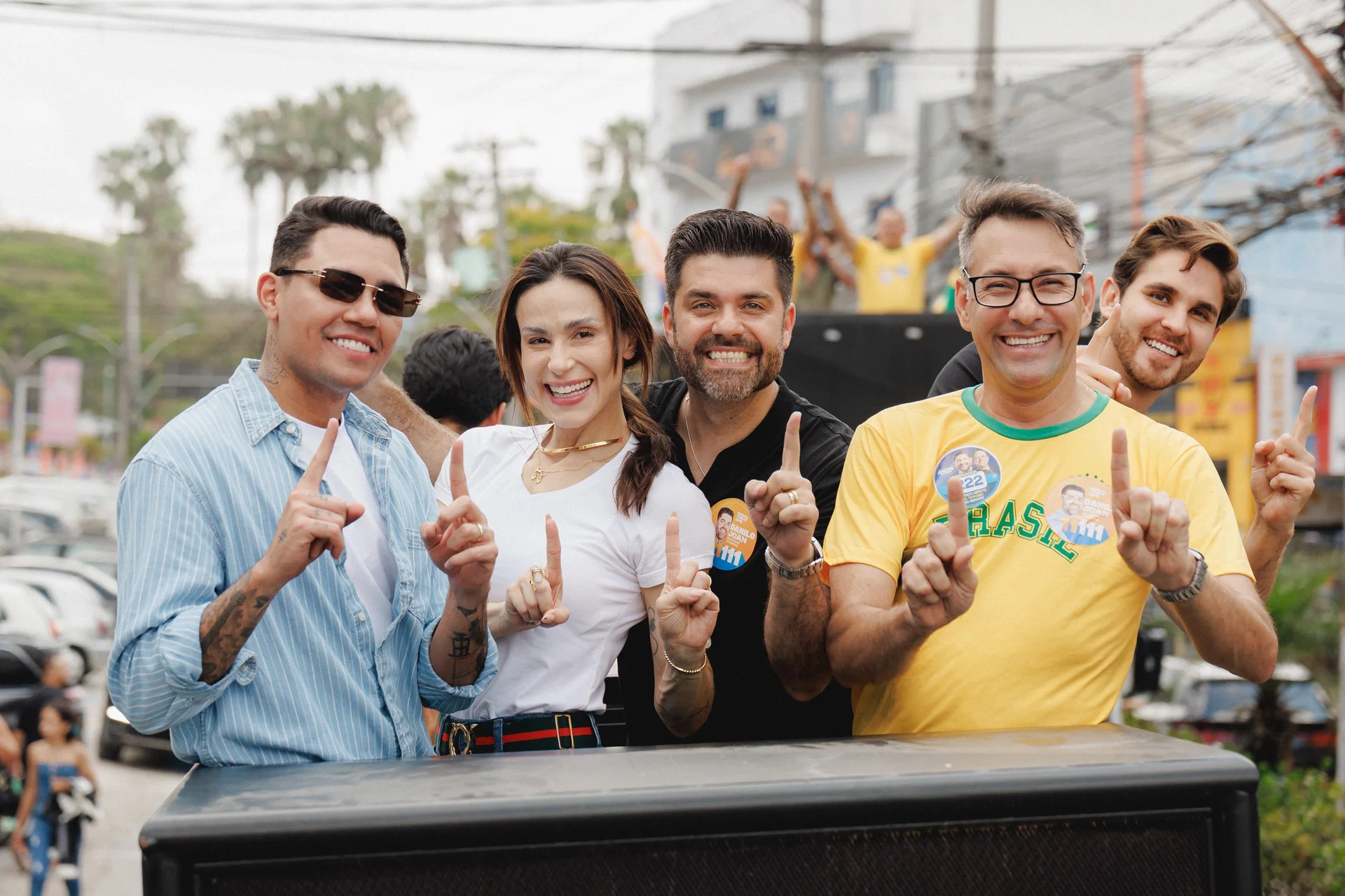 Nadja Haddad e Felipe Araújo vão às ruas com Danilo Joan na reta final da campanha