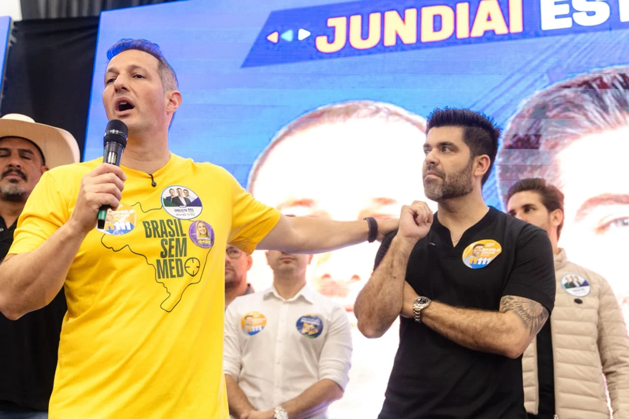 Danilo Joan e Derrite mostram força na região de Jundiaí e reúnem prefeitos e lideranças em anfiteatro super lotado